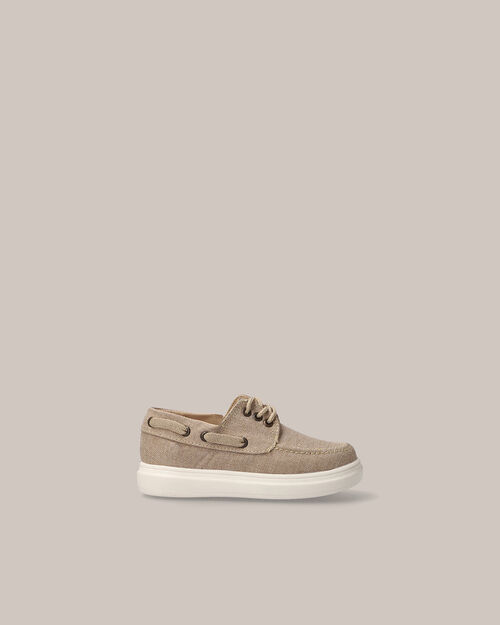 Tenis Nautico Beige